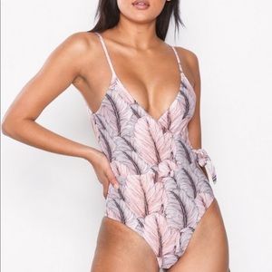 Somedays Lovin Faux Wrap Swimsuit, NWT